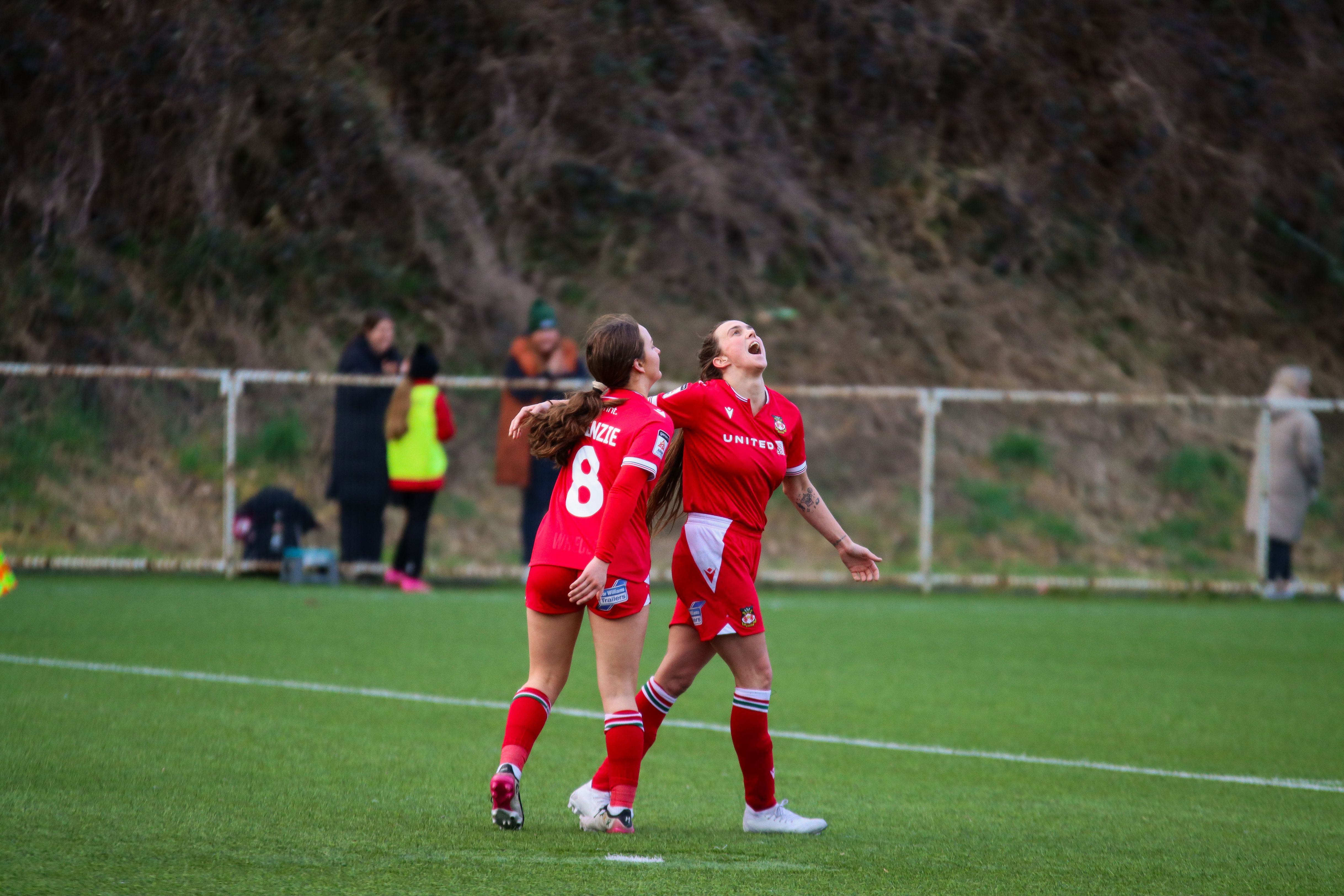Wrexham’s Women Keep The Welsh Flag Flying